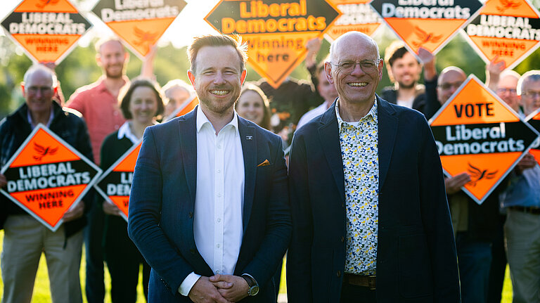 Cllr Alex Beckett and Cllr Tim Bick