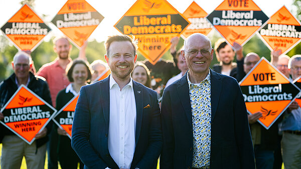 Cllr Alex Beckett and Cllr Tim Bick