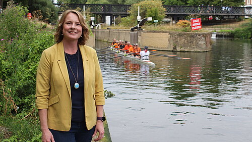 Cheney by some rowers on the River Cam