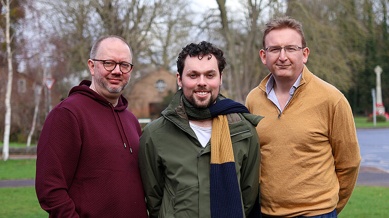 Ian Manning, Guy Mills, Jamie Dalzell