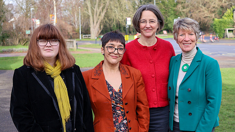 Immy, Amanda, Karen and Pippa